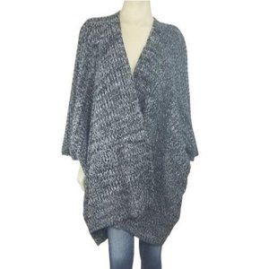 Soft Surroundings Gray Poncho Sweater